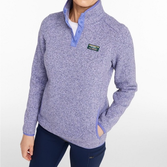 L.L.Bean Sweater Fleece Pullover - Picture 2 of 5